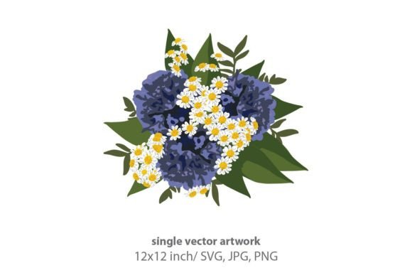 Bunch of Flowers Floral SVG Design Assets