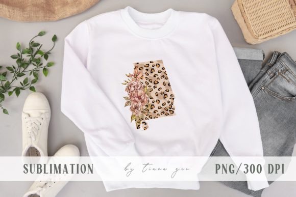 Floral Alabama State Map Sublimation: Your Complete Creative Resource