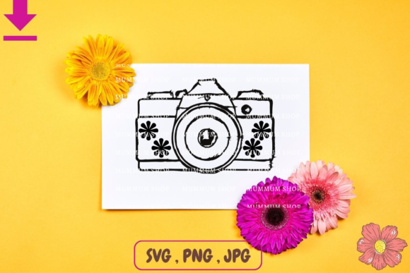 Floral Camera SVG: A Designer’s Versatile Display Asset