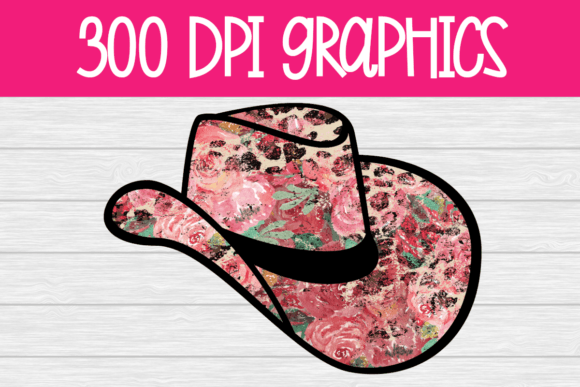 Floral Cheetah Cowboy Hat Png Clipart: Creative Solutions for Custom Design Projects