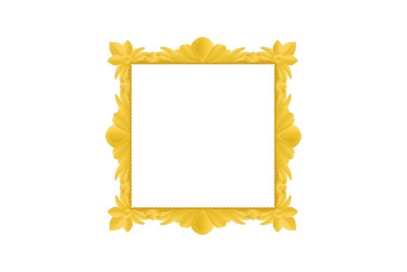 Square Floral Ornament Gold Old Royal Frame: A Practical Evaluation for Your Visual Projects