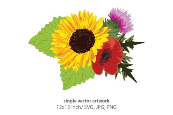 Sunflower Flowers Floral SVG: Design & Craft Inspiration