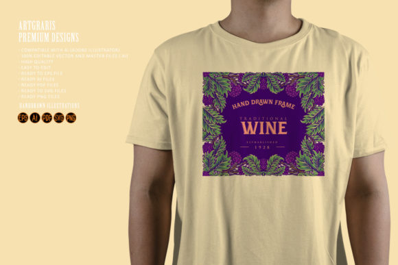 The Lasting Appeal of Frame Vintage Wine Labels Floral Ornate in a Digital-First Creative Landscape