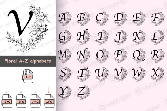 Transform Your Creative Projects with the Floral A-Z Alphabet Collection