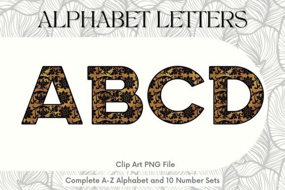 Understanding the Versatility of Black Gold Floral Alphabet Sublimatiom in Modern Design Projects