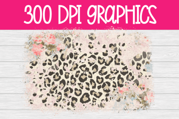 Unleashing the Wild Elegance: Your Guide to Leopard Floral Grunge Backgrounds for Stunning Prints